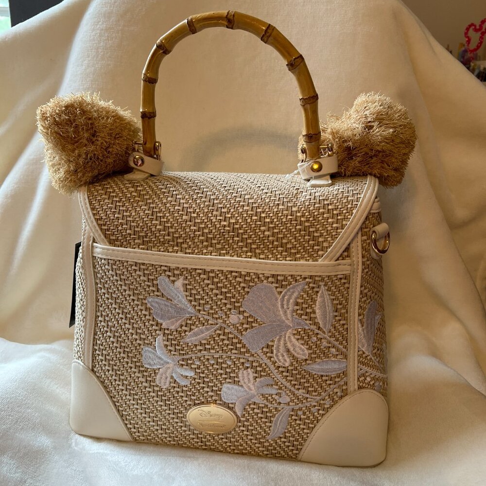 Minnie Straw Pom Pom Handbag - Picture 2 of 11